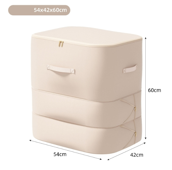 Sac de rangement pliable et compressible à trois couches [triple capacité]