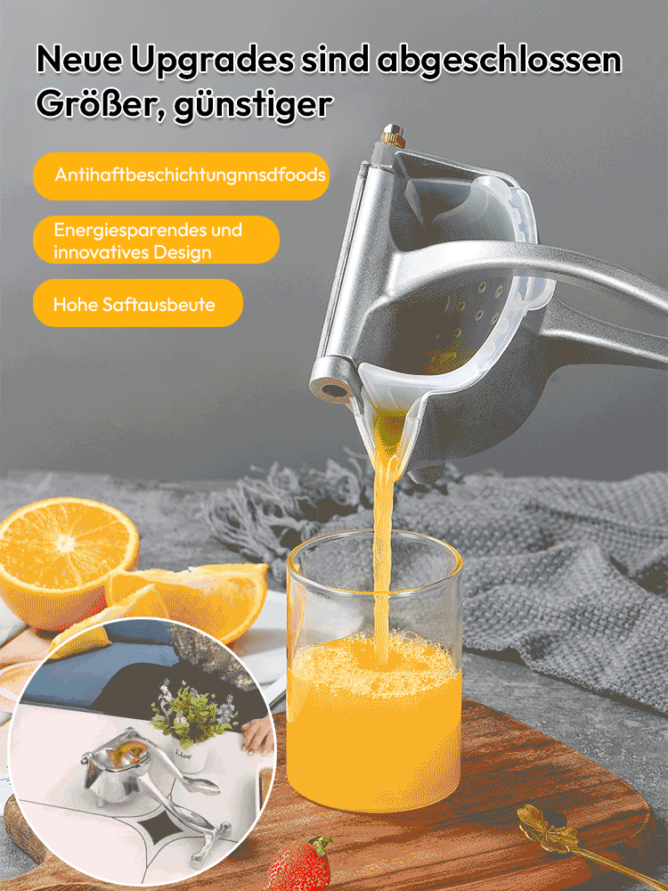 🍹【Originalgeschmack】Multifunktionale manuelle Saftpresse