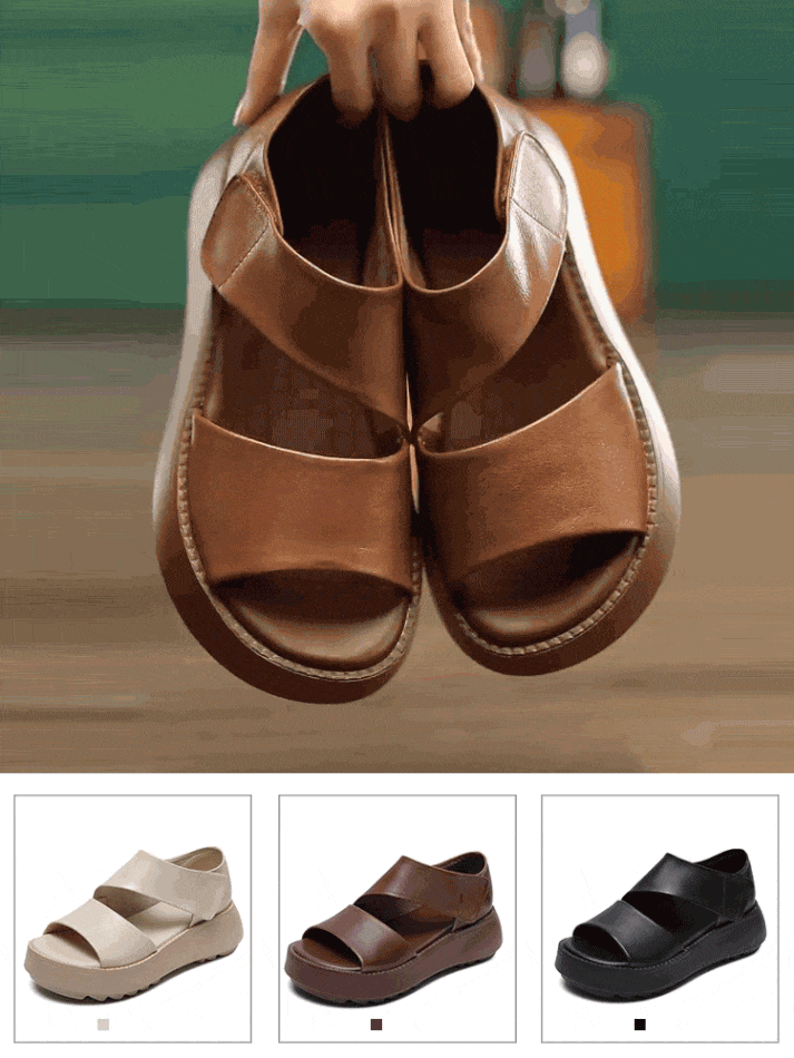 Römische Klettverschluss-Sandalen