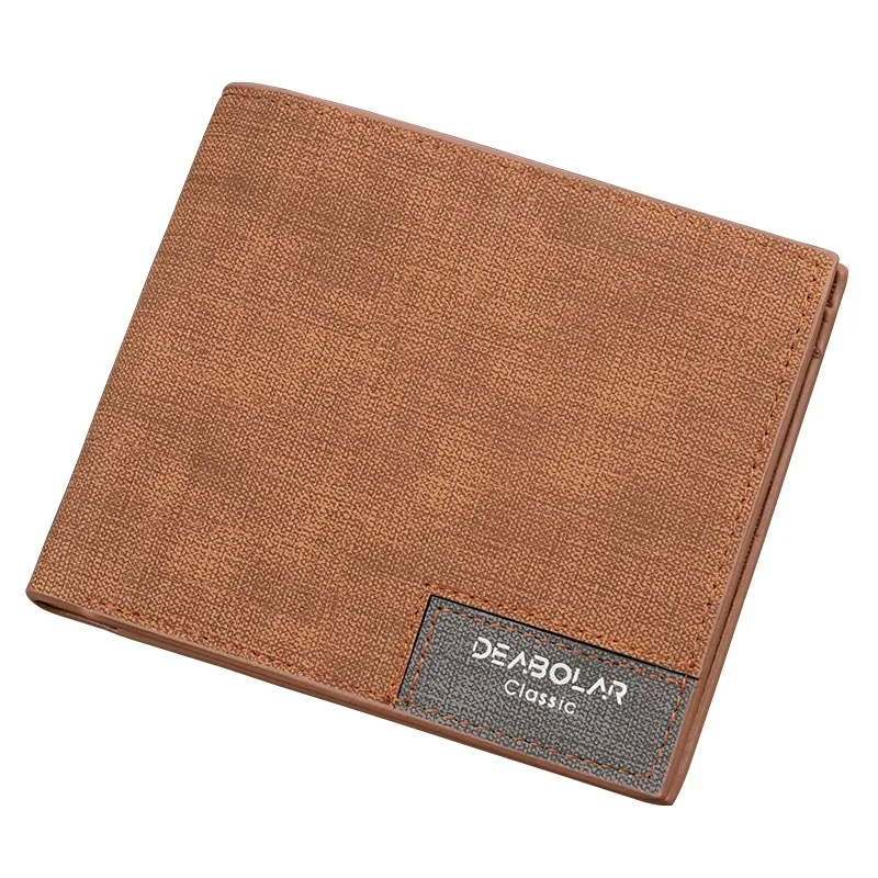 Men's Bifold Custom Photo Wallet Brown Personalized Wallets