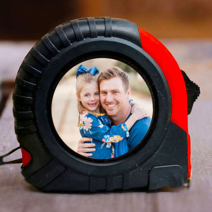 Ein Held in jedem Herzen - Personalisierte Familie Maßband - Vatertag Geschenk für Papa