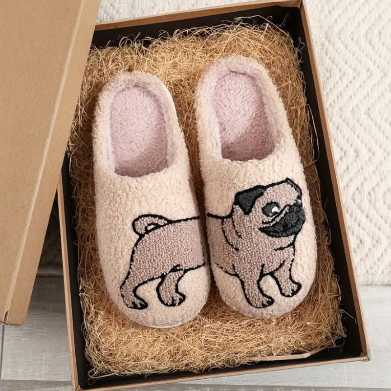 Personalized Pet Photo Embroidered Slippers