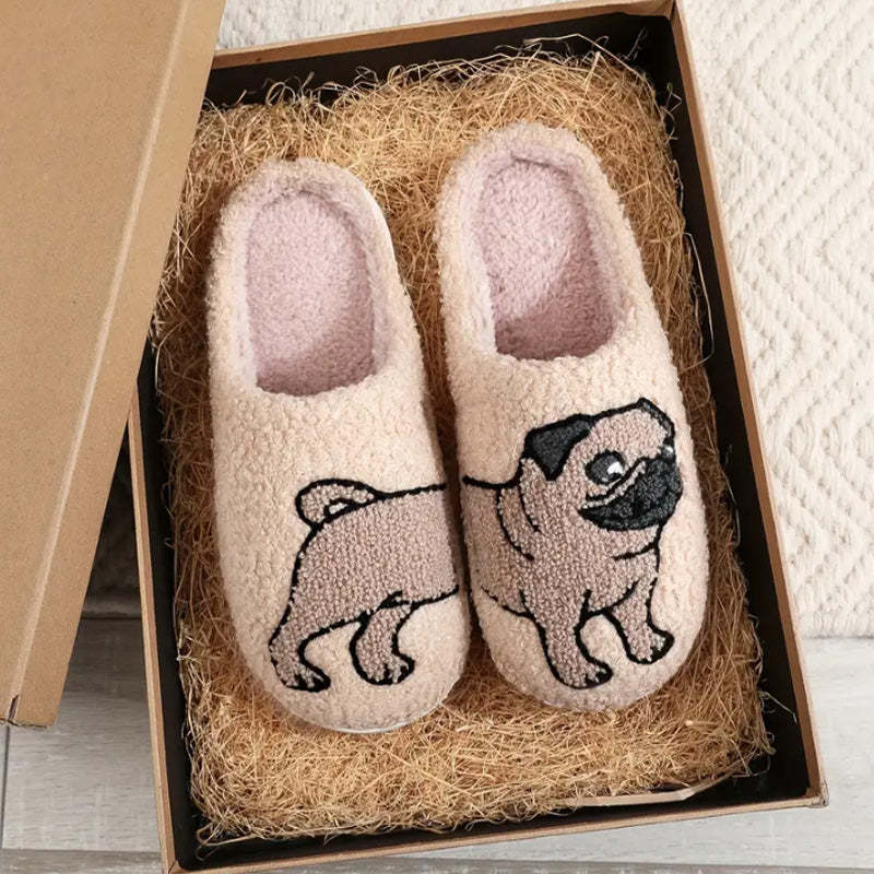 Personalized Pet Photo Embroidered Slippers