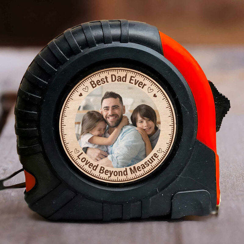 A Hero In Every Heart - Customized Personalized Family Measuring Tape - Father's Day Gift for Dad