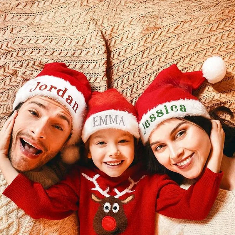 Personalized Soft and Plush Christmas Hat