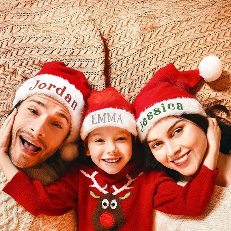 Personalized Soft and Plush Christmas Hat