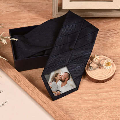 Custom Photo Tie Simple Gift for Dad