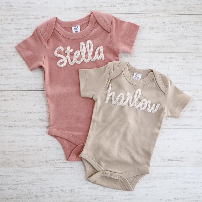 Personalised Baby Embroidered Bodysuit