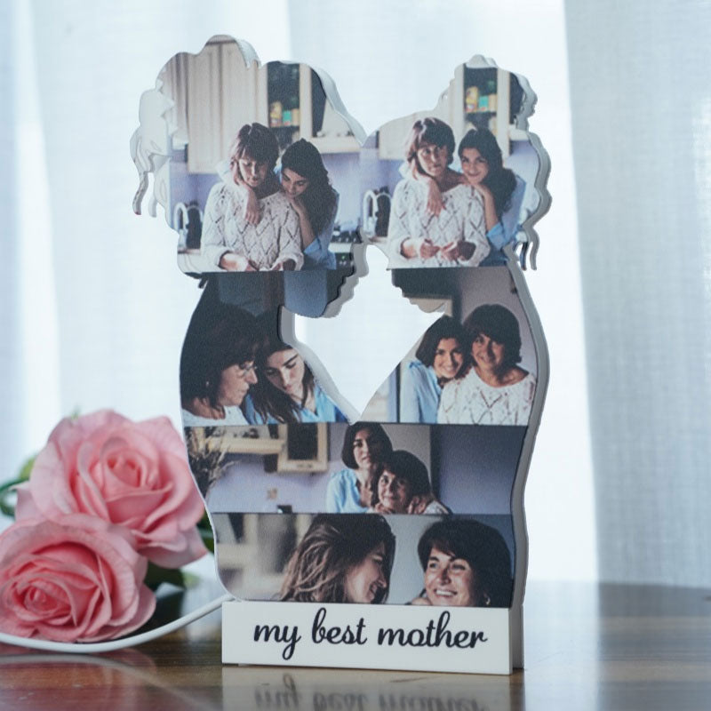 Personalisierte Mutter-Tochter Foto-Puzzle-Lampe von der Tochter zur Mutter