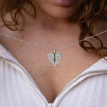 Personalisierte My Angel Halskette mit Gravur