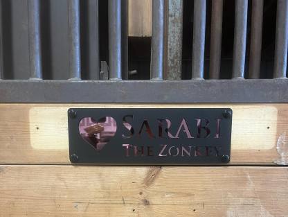 Plaque Nom Personnalisée Découpée au Laser