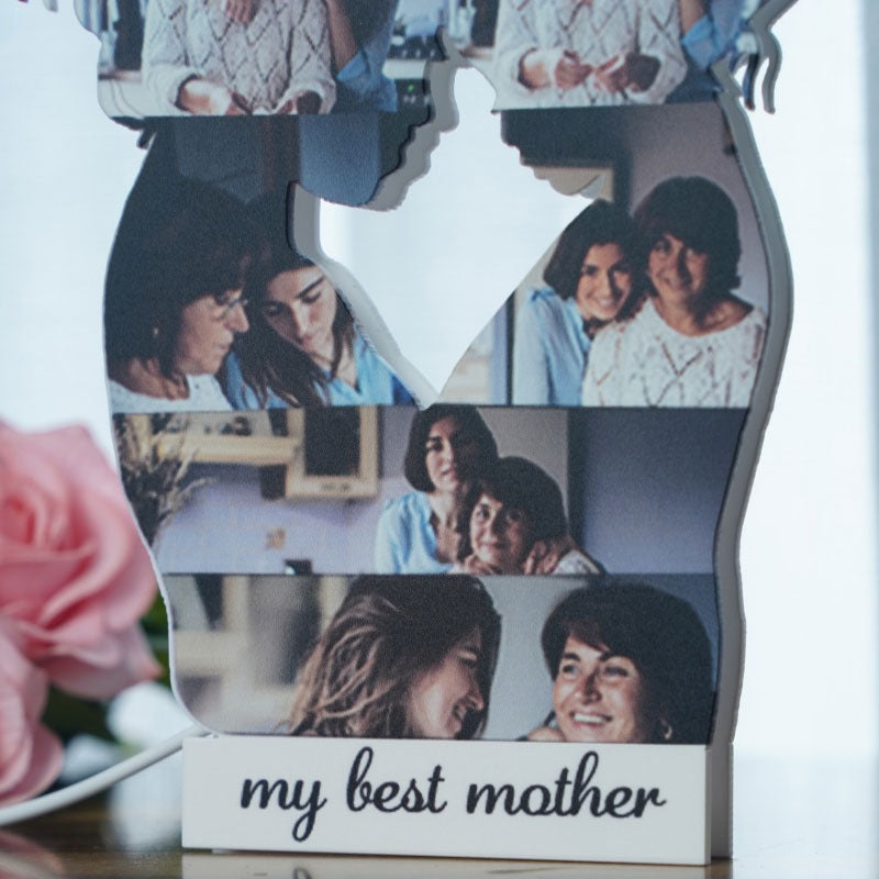 Personalisierte Mutter-Tochter Foto-Puzzle-Lampe von der Tochter zur Mutter