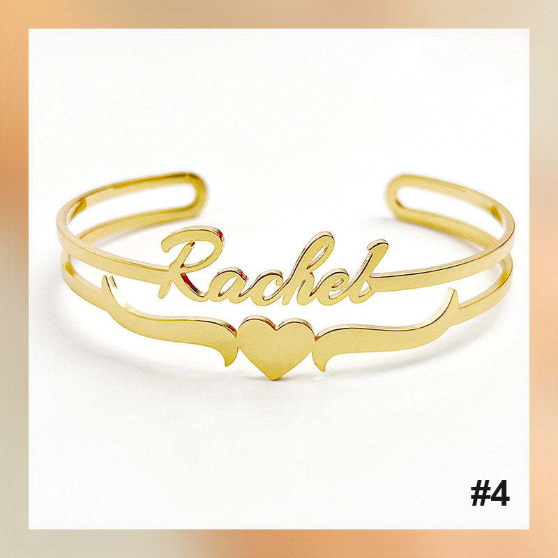 Bracelet personnalisé avec lettre de nom