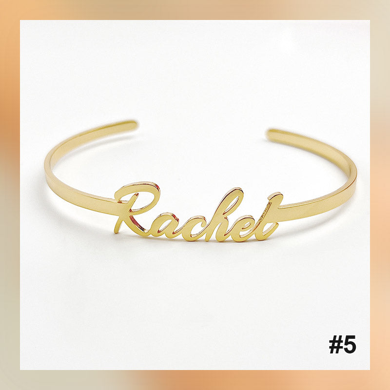 Bracelet personnalisé avec lettre de nom