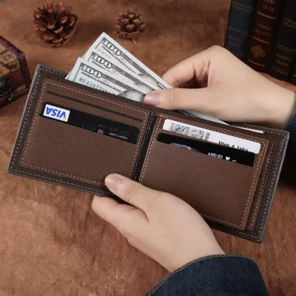 Personalisierte Fotobrieftasche - Geschenke für Ehemänner, Väter, Großväter und andere Männer