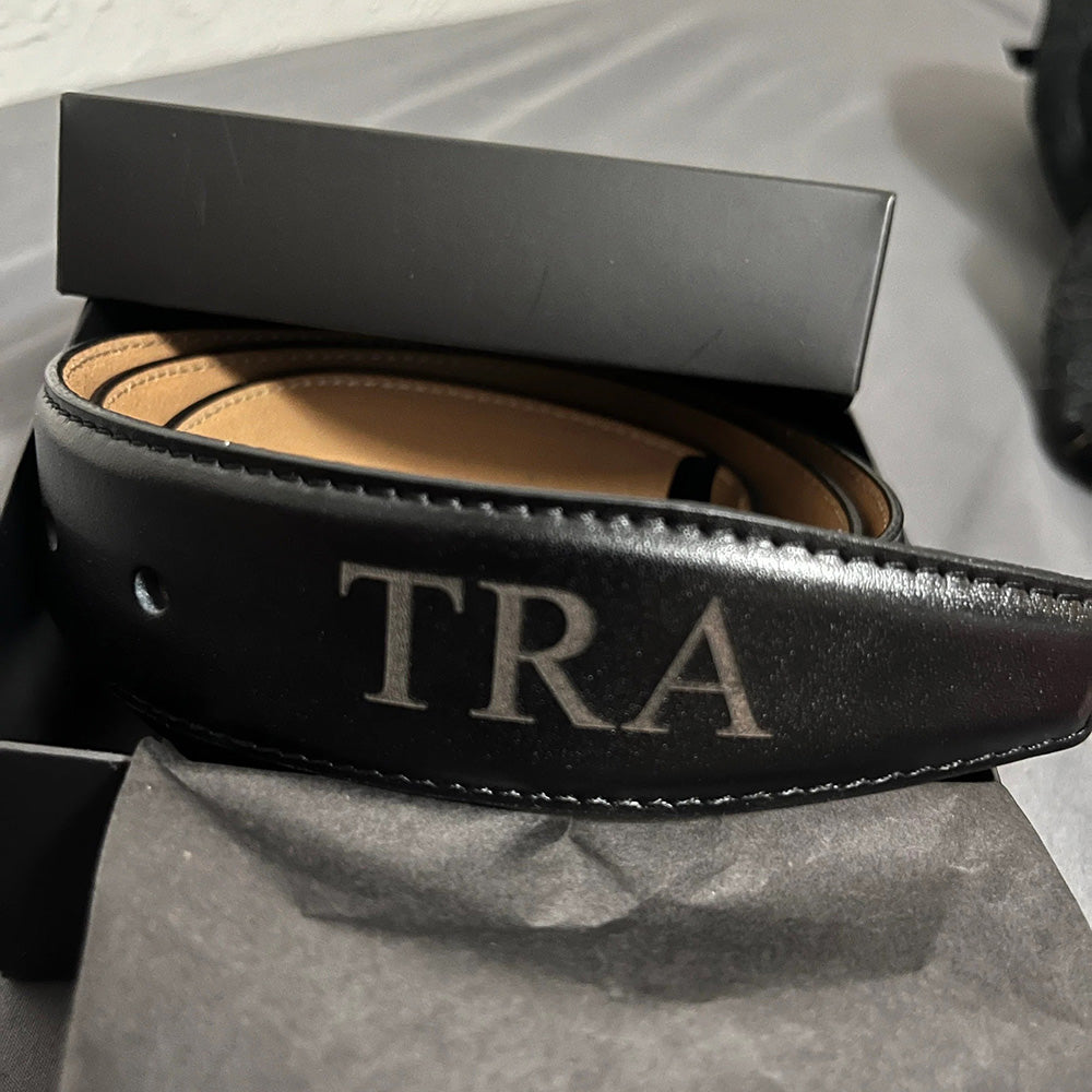 Personalisierter Vintage handgefertigter Ledergürtel