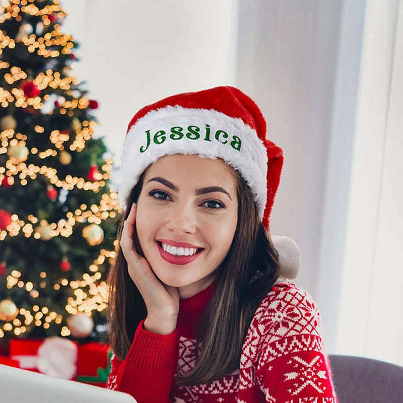 Personalized Soft and Plush Christmas Hat
