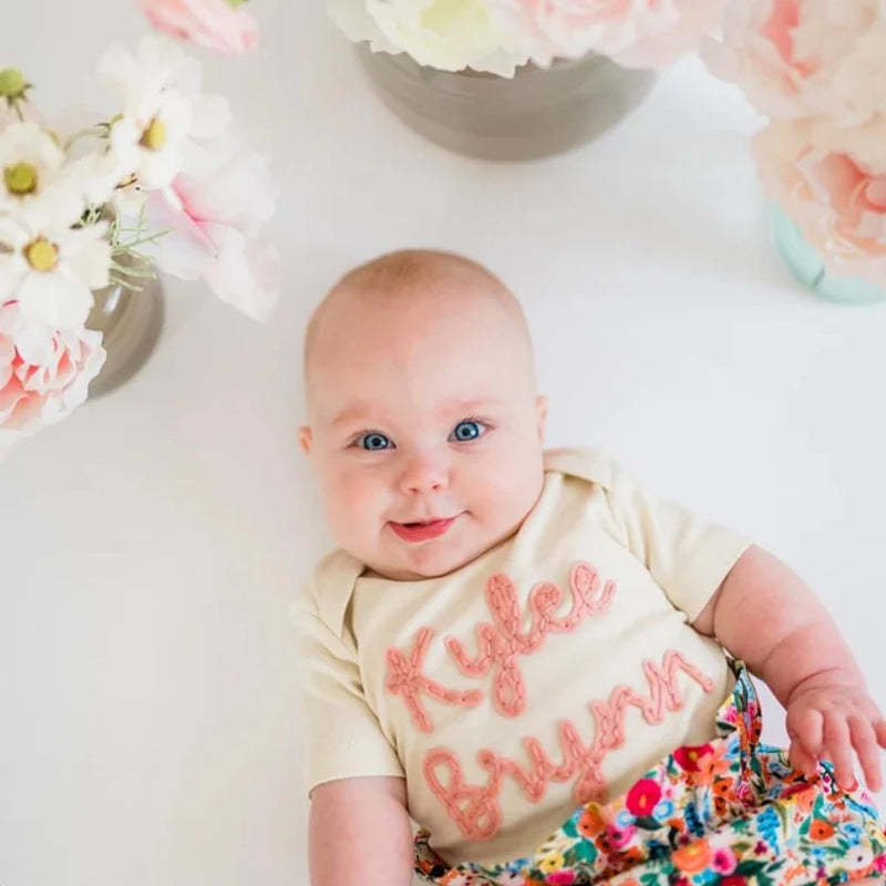 Personalised Baby Embroidered Bodysuit