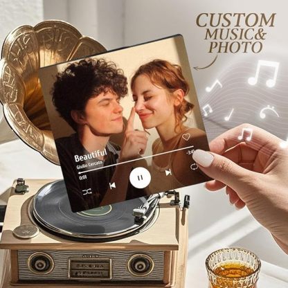 Customized Music Fridge Magnet Personalised Photo Fridge Magnet Can Play Songs