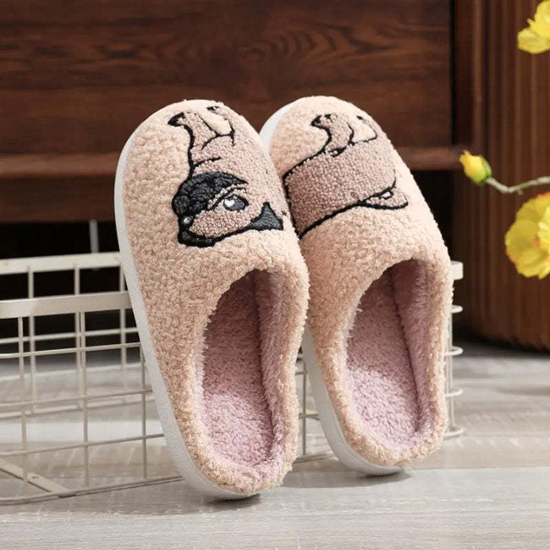 Personalized Pet Photo Embroidered Slippers