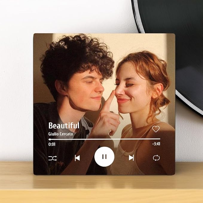 Customized Music Fridge Magnet Personalised Photo Fridge Magnet Can Play Songs