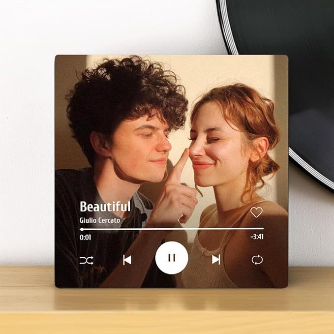 Customized Music Fridge Magnet Personalised Photo Fridge Magnet Can Play Songs