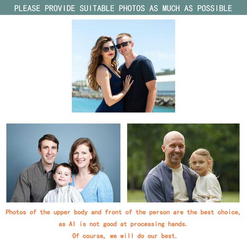 Personalisiertes Cartoon Portrait Nachtlicht