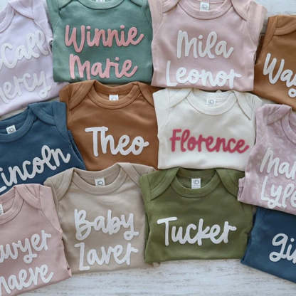 Personalised Baby Embroidered Bodysuit