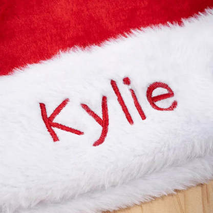 Personalized Soft and Plush Christmas Hat