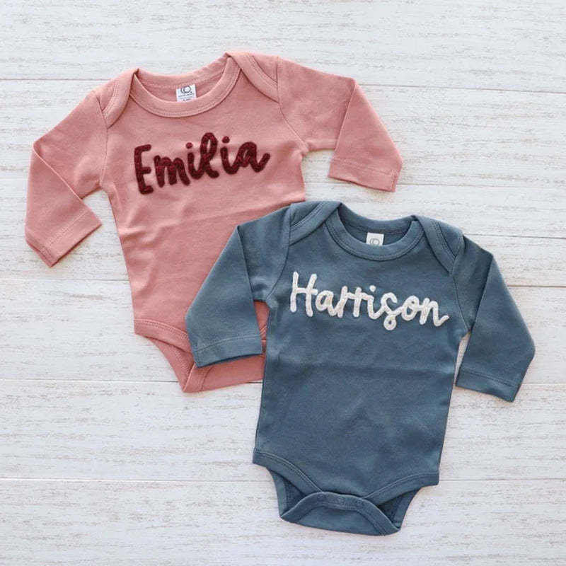 Personalised Baby Embroidered Bodysuit