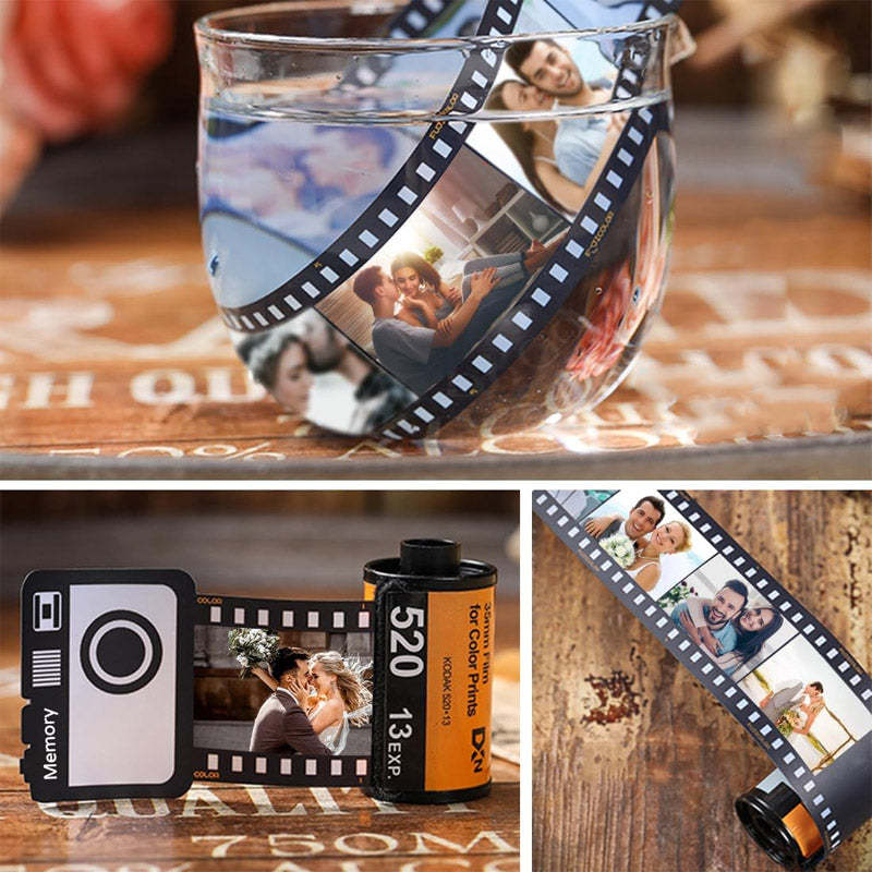 Personalized Memory Time Film Album Keychain