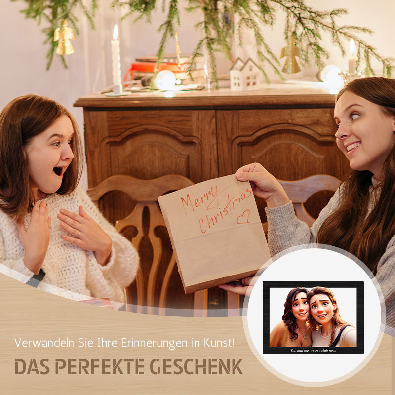 Individueller 3D-Bilderrahmen aus Holz im Cartoon-Stil – Verwandeln Sie Ihre Erinnerungen in Kunst!⏰Letzter Tag 49 % Rabatt