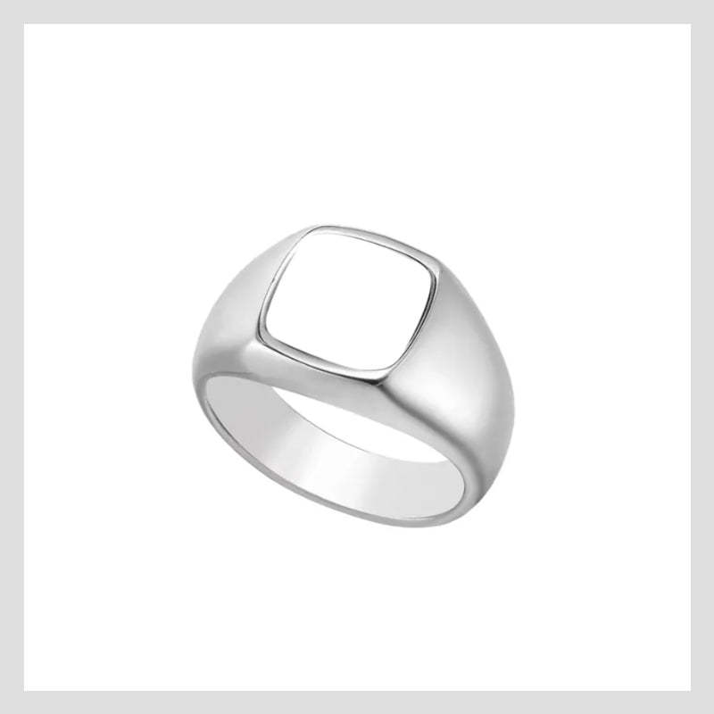 Ich liebe dich für immer – personalisierter quadratischer Ring-Downloa