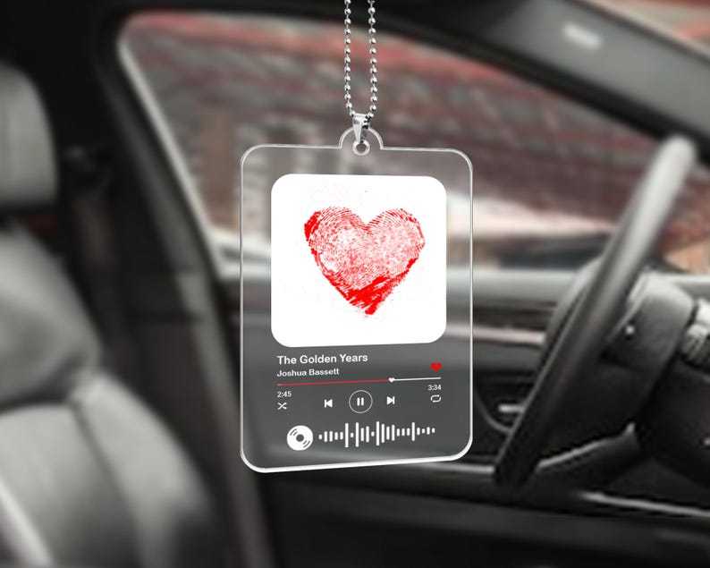 Personalisierter Schlüsselanhänger mit Fingerabdruck-Herz für Paare