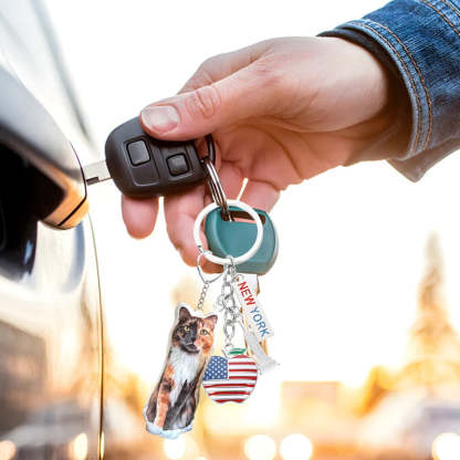 Individuelles 3D-Haustierkissen vom Foto