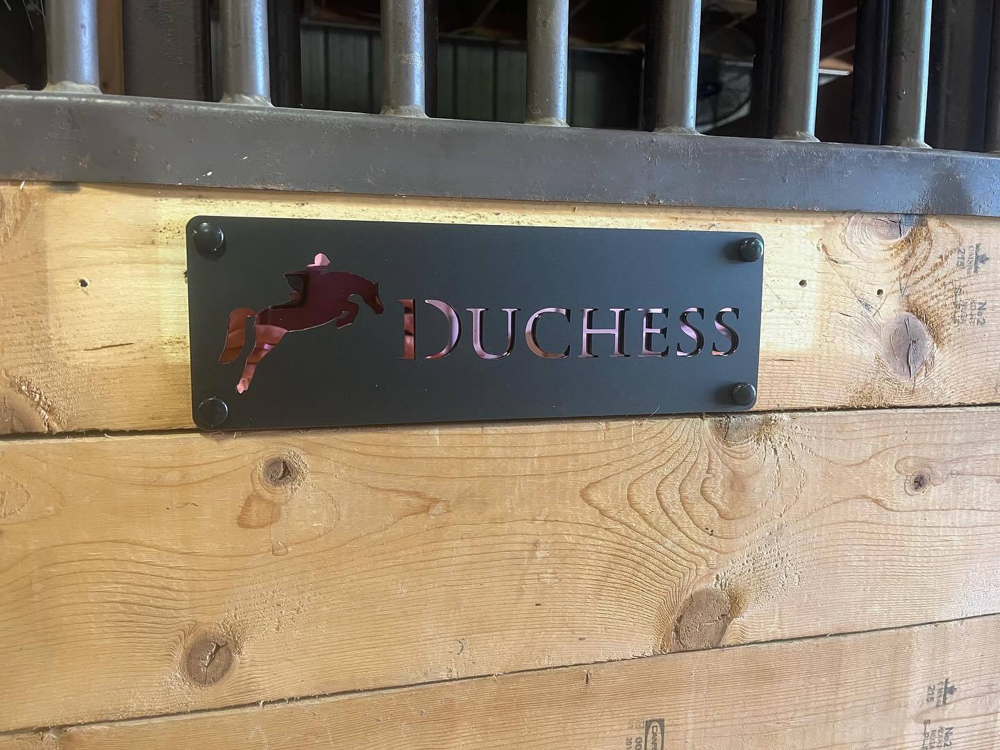 Plaque Nom Personnalisée Découpée au Laser