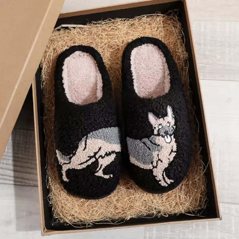 Personalized Pet Photo Embroidered Slippers