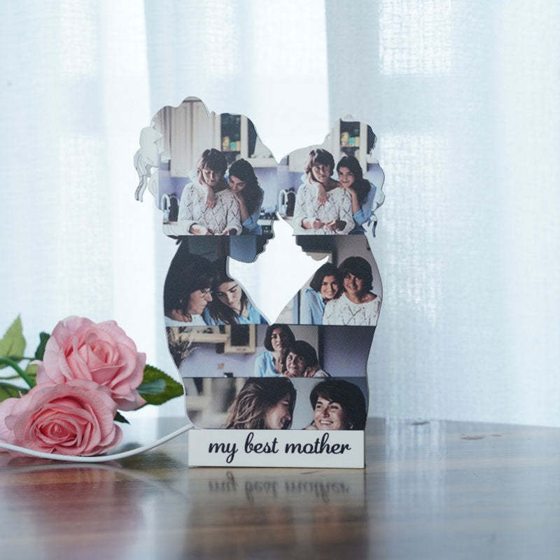 Personalisierte Mutter-Tochter Foto-Puzzle-Lampe von der Tochter zur Mutter