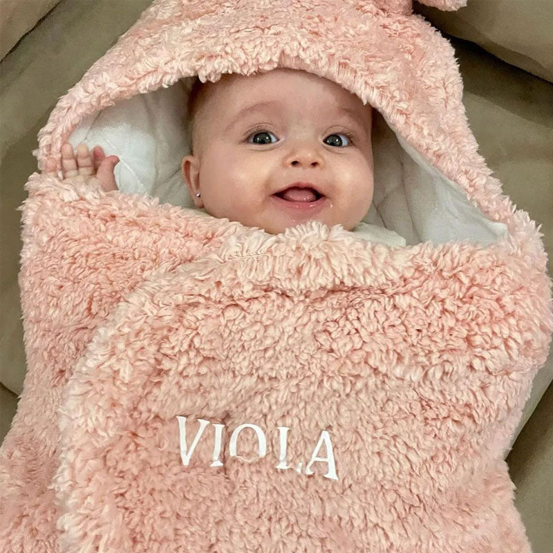 Personalized Bunny Baby Swaddle