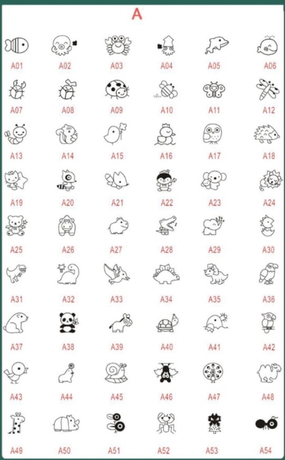 Personalisierte Kleidungsstempel Kreative Namensstempel - Süße Geschenke für Kinder