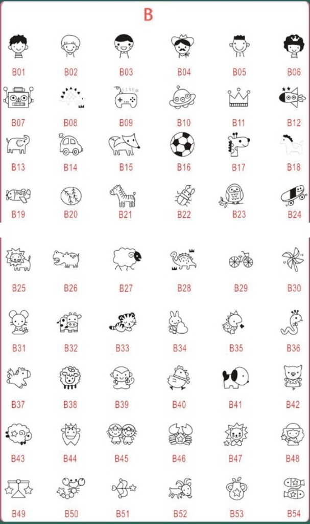 Personalisierte Kleidungsstempel Kreative Namensstempel - Süße Geschenke für Kinder