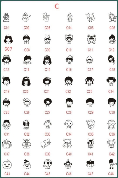 Personalisierte Kleidungsstempel Kreative Namensstempel - Süße Geschenke für Kinder