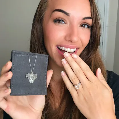 Personalized Pet Photo Necklace/Keychain