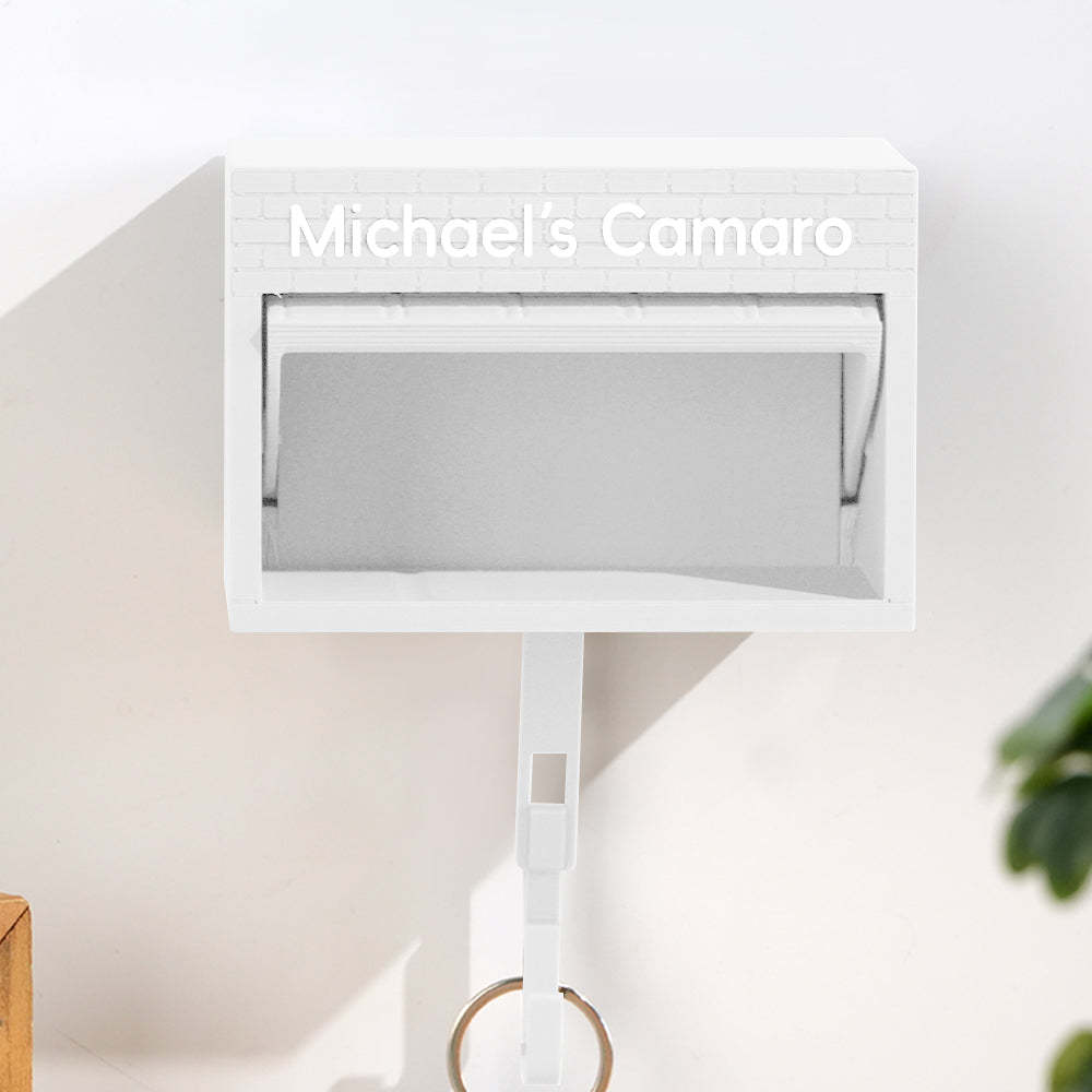 Custom Personalized Mini Garage Keychain