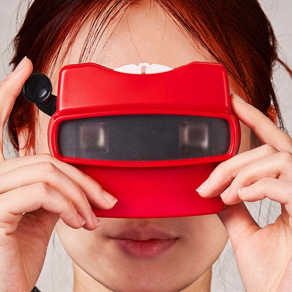 Benutzerdefinierter 3D-Sucher und Reel - Personalisierte Geschenke Text- und Fotobetrachter mit Ihren eigenen Fotos