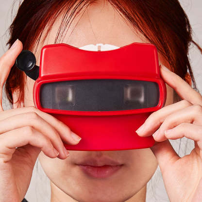 Benutzerdefinierter 3D-Sucher und Reel - Personalisierte Geschenke Text- und Fotobetrachter mit Ihren eigenen Fotos