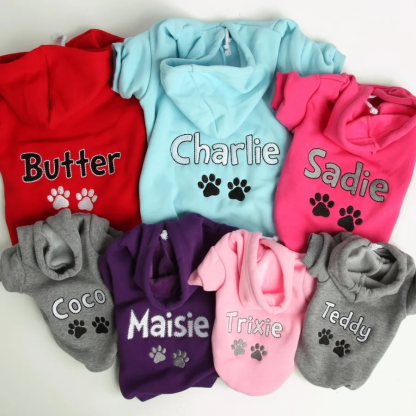 Personalisierter warmer Welpen-Hoodie