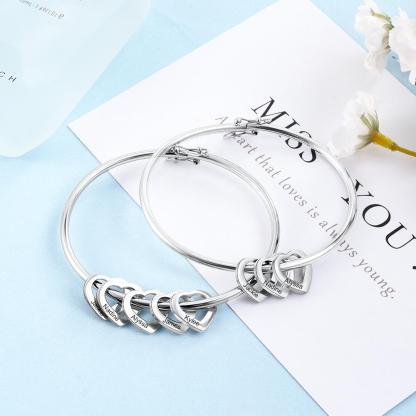 Engraved Personalized Bangle Bracelet