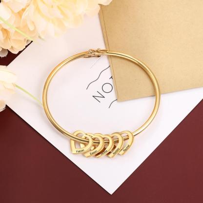 Engraved Personalized Bangle Bracelet