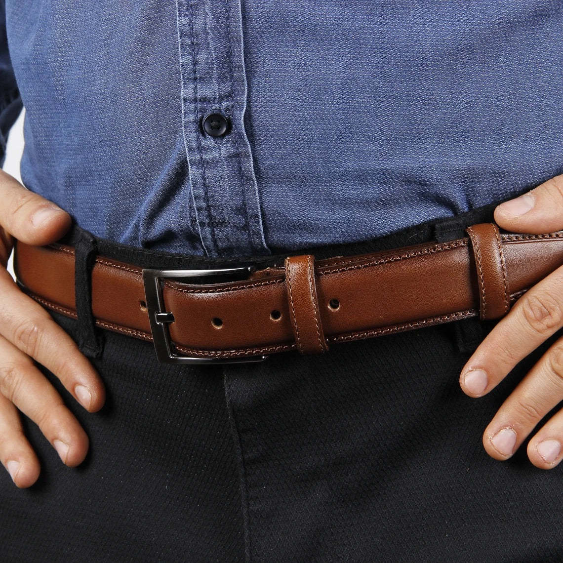 Personalisierter Vintage handgefertigter Ledergürtel